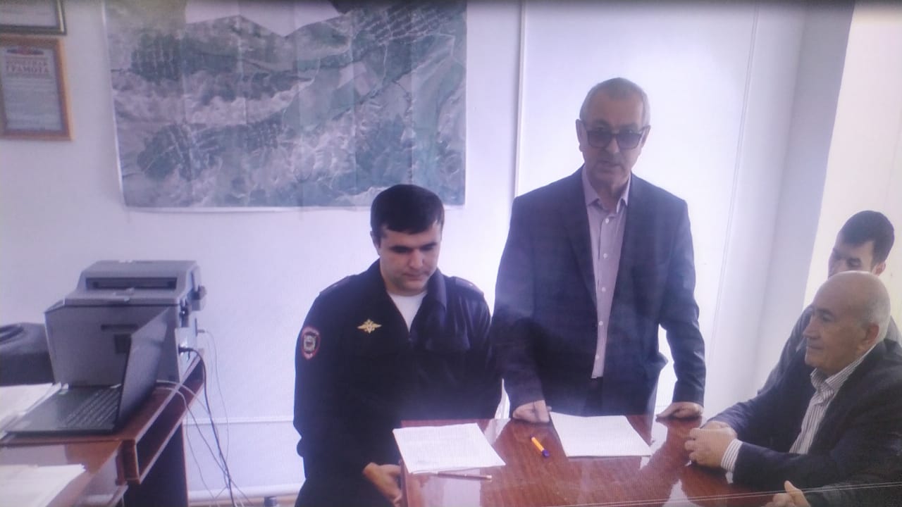 Отчёт участкового уполномоченного полиции.
